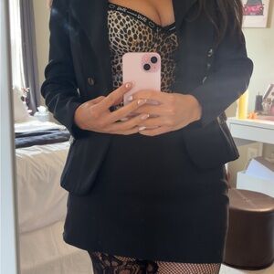 D&G Leopard Print Camisole with Black Accents